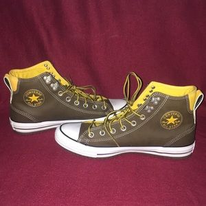 Men’s Leather High Top Converse Allstar